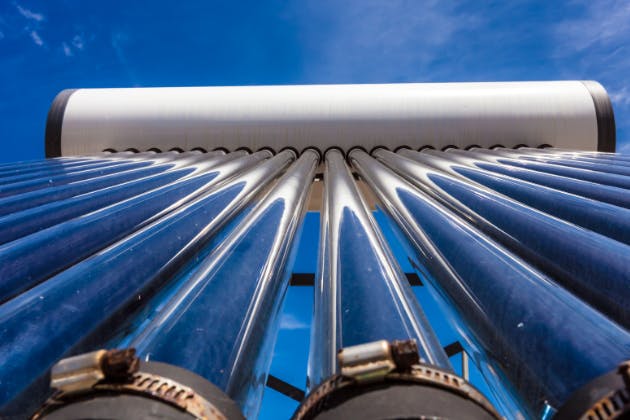 Solar thermal system installation in West Sussex